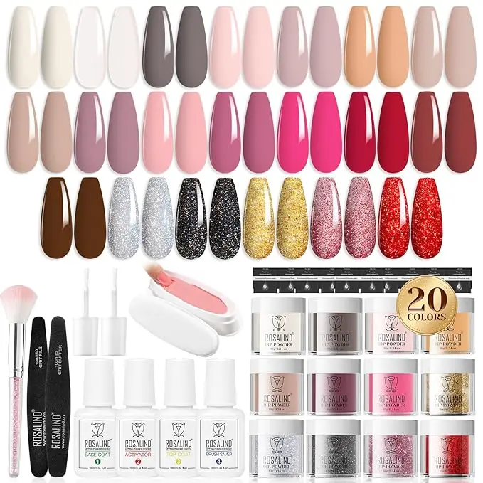 29PCS Dip Nails Powder Starter Kit 23-28