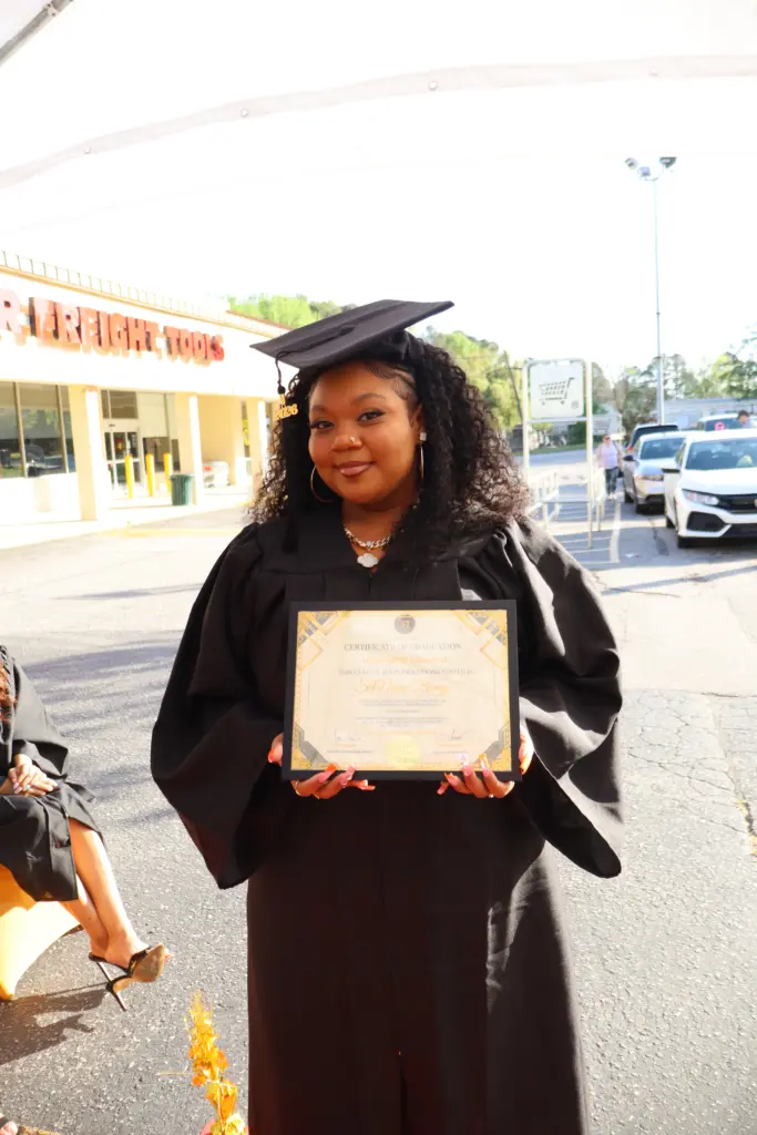 Snavia Manicure graduation Raleigh NC 5T Beauty Academy