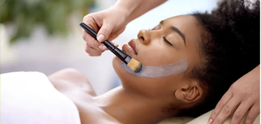 Professional facial service in Raleigh NC at 5T Beauty Academy for deep cleansing hydration and glowing skin treatment