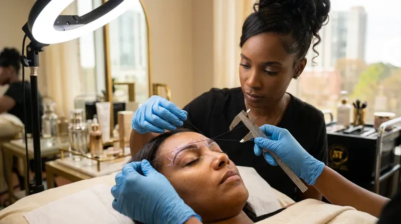 The Science of Professional Brow Mapping & Shaping