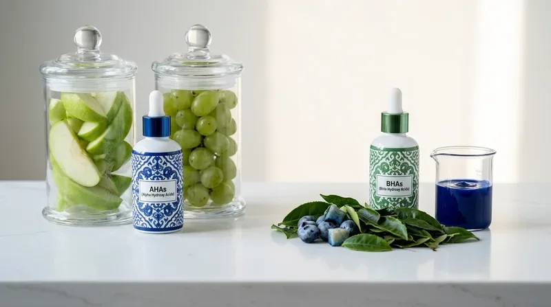 Decoding the Best Anti-Aging Skincare 2026: AHAs vs. BHAs