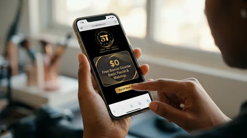 How to Claim Your Free Bonus Course: Basic Facial & Makeup Today